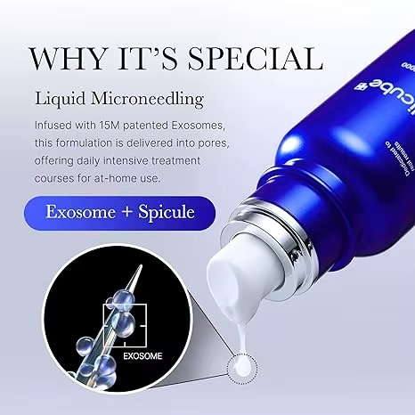 medicube Zero Exosome Shot 7,500 PPM Spicule Facial Serum | Liquid Skin Booster Serum | Exosome, AHA+BHA+PHA