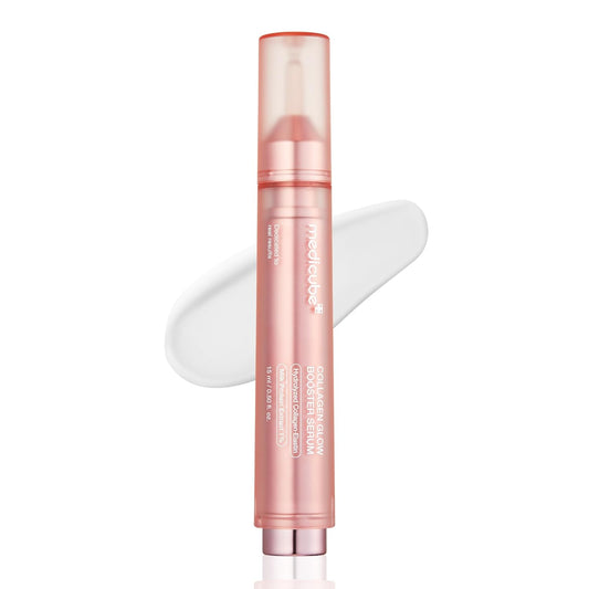 Medicube Collagen Glow Booster Milk Serum - Twist & Click - Radiance & Hydration with Niacinamide, Milk Protein Extract, Hydrolyzed Collagen