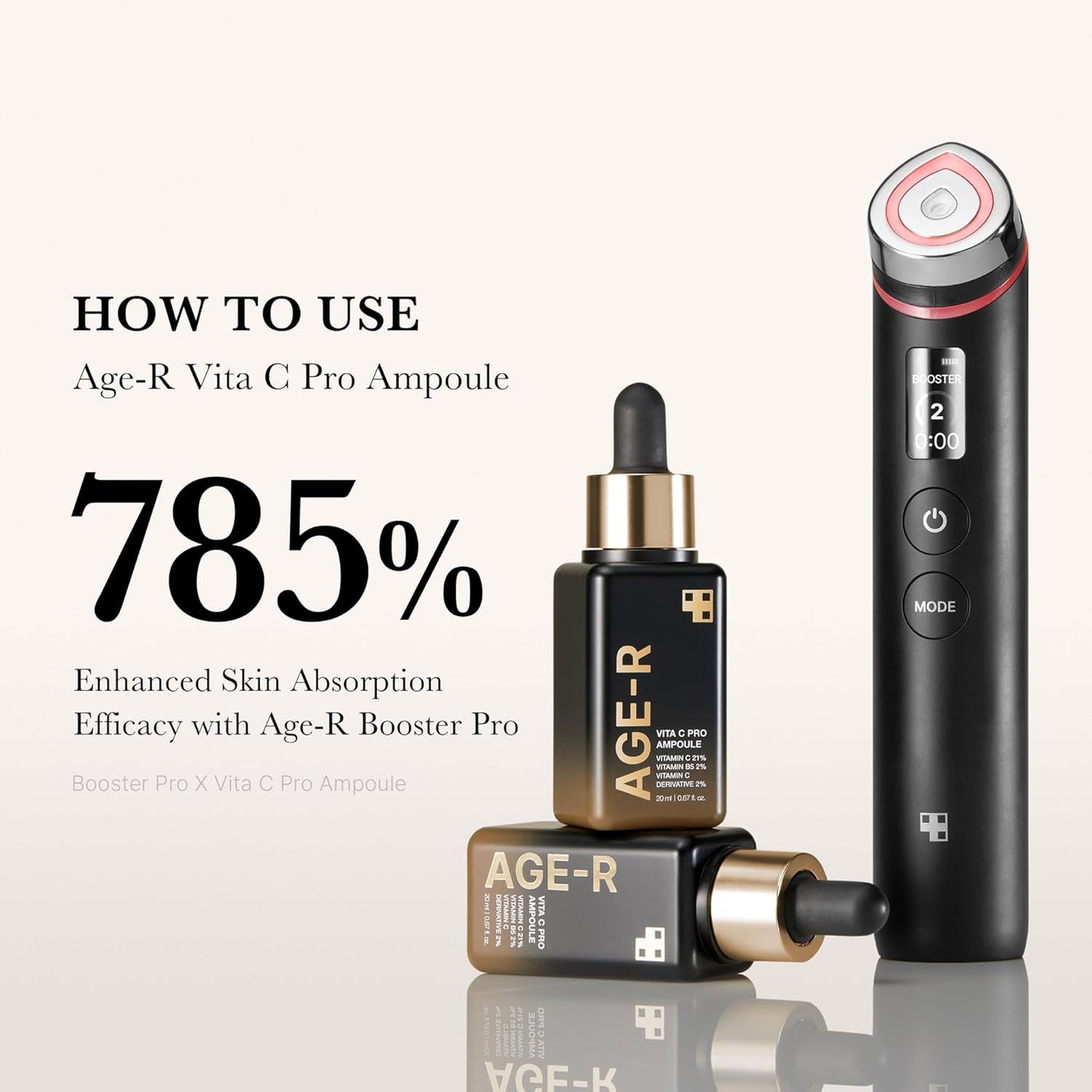 Medicube Age-R Vita C Pro Ampoule -Vitamin C Serum for Pigmentation, Uneven Skin Tone, and Hydration