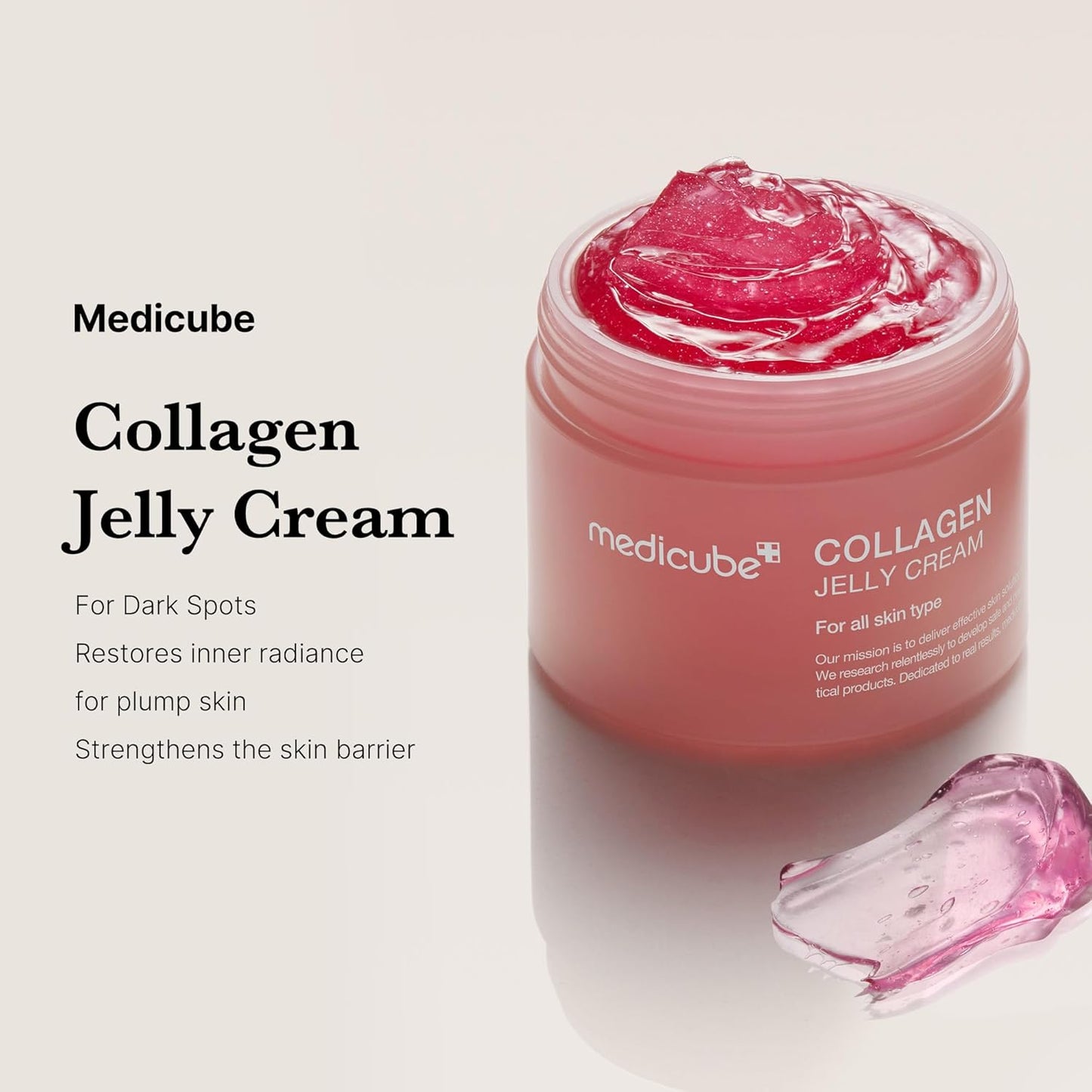 Medicube Collagen Jelly Cream- Niacinamide & Freeze-Dried Hydrolyzed Collagen