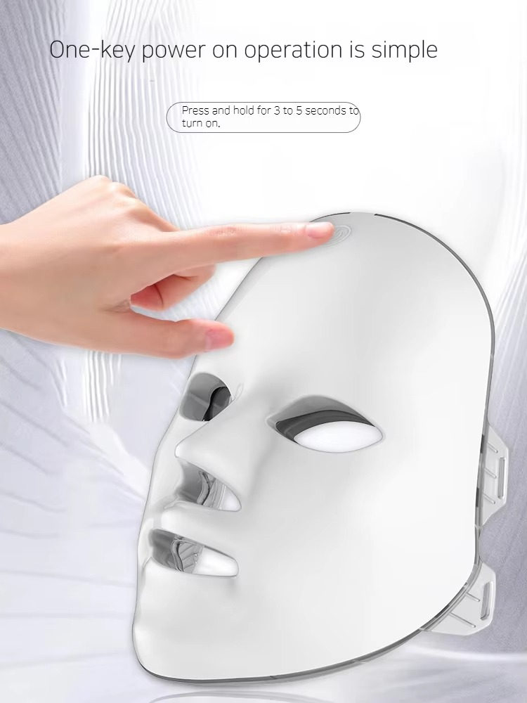 7 Colors Led Rejuvenation Facial Light Therapy Anti Aging Multi Function Led Mask